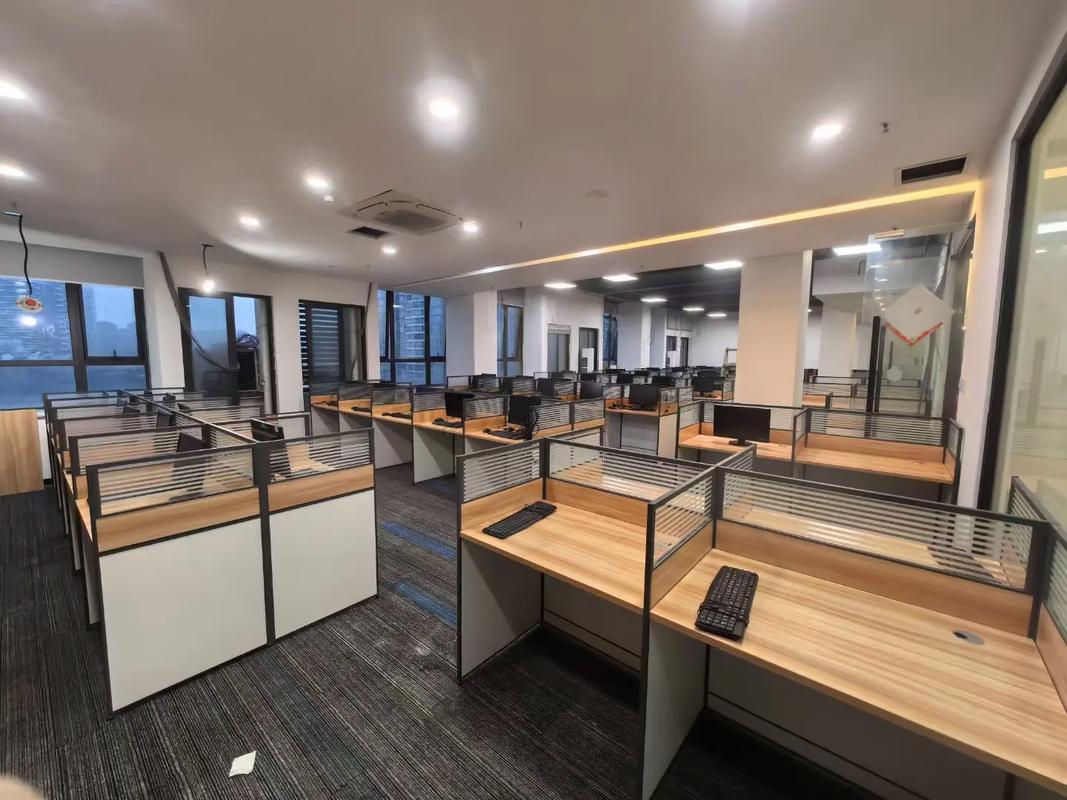 办公家具员工工位隔断办公桌现代简约电脑桌.陕西办公家具厂订各
